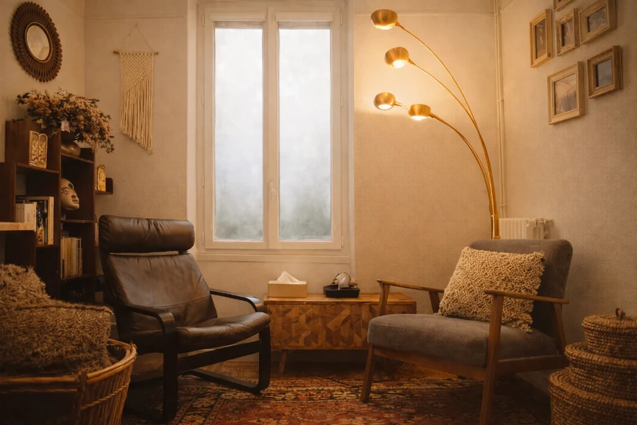 Le cabinet d'hypnose, un écrin à l'abri du quotidien.